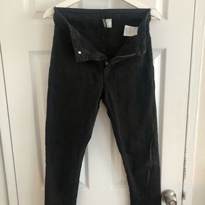 H&M Divided dark grey skinny jeans